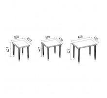 Журнальный столик 3 в 1 Gravita (Гравита) GRAV-52