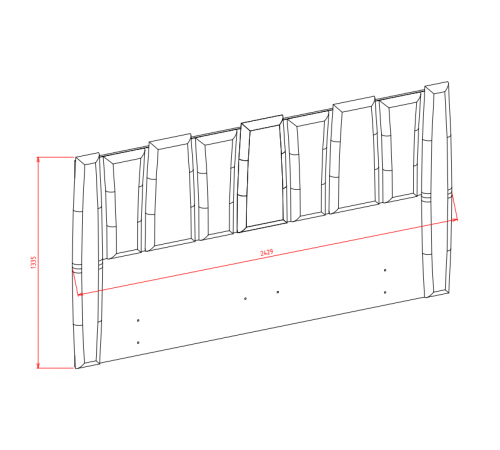 Кровать в спальню Лоретто (Loretto) LORET-26 Кровать в спальню Лоретто (Loretto) LORET-26