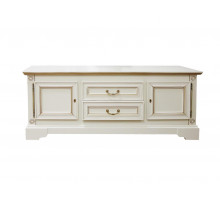 Тумба Полонез ММ-174-16 (белая эмаль с патиной)