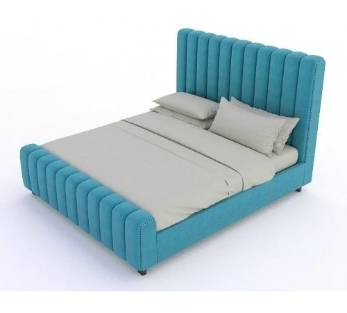 Двуспальная кровать Гомер MUR-IK-GOMER с мягкой спинкой