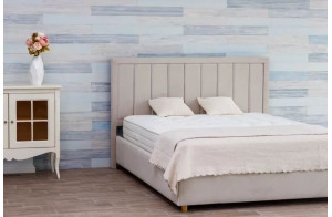 Двуспальная кровать Лайм MUR-IK-LIME с мягкой спинкой