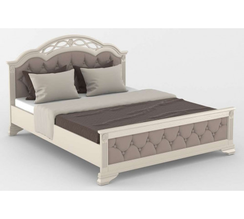 Односпальная кровать Венеция MUR-101-01 с каретной стяжкой